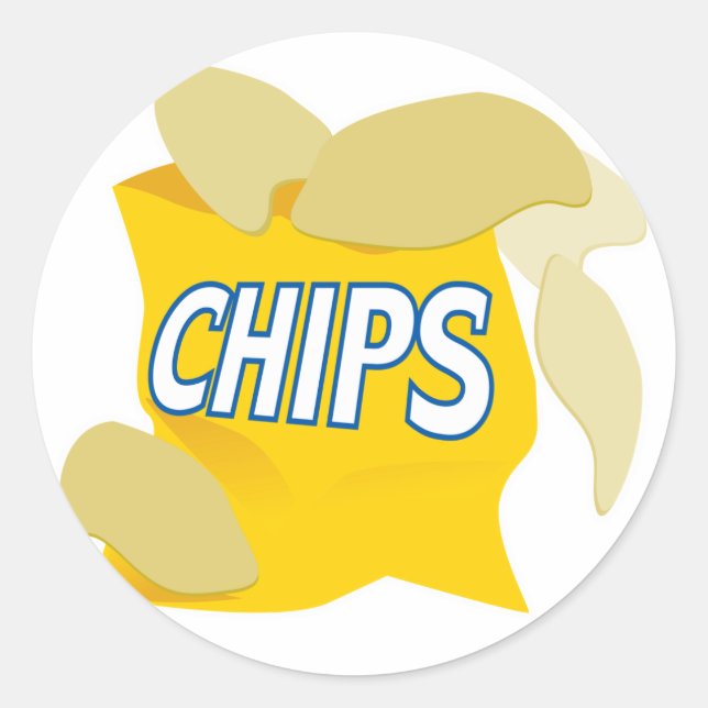 Sticker Rond frites (Devant)