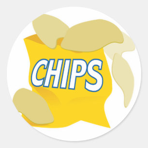 Sticker Rond frites