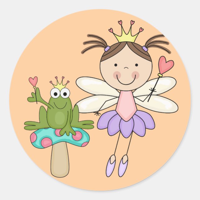 Sticker Rond Frog Fair Marais Magic Tshirts et cadeaux (Devant)