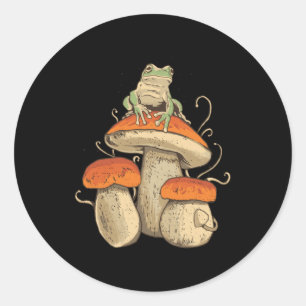 Sticker Rond Frog On