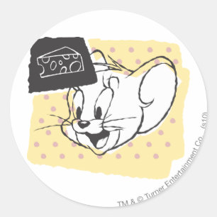 Sticker Rond Fromage de Jerry