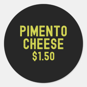 Sticker Rond Fromage de Piment Papa Golf Maître Joueurs de Golf