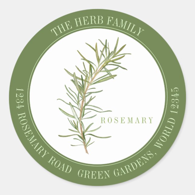 Sticker Rond FROMAGE ROSEMAIRE FRAIS Gros joints d'enveloppe ro (Devant)