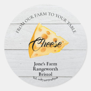 Sticker Rond fromagerie commercialisation production fromagère