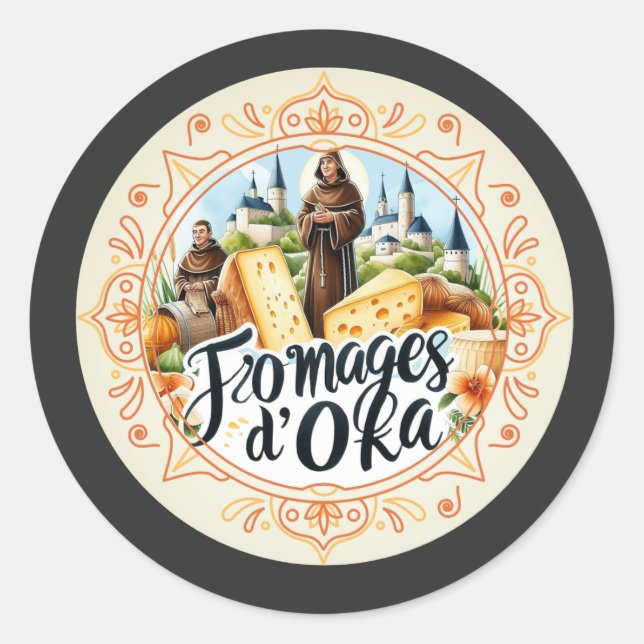 Sticker Rond Fromages d'Oka (Devant)