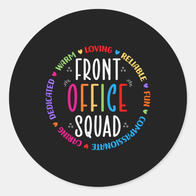Sticker Rond Front off (Devant)