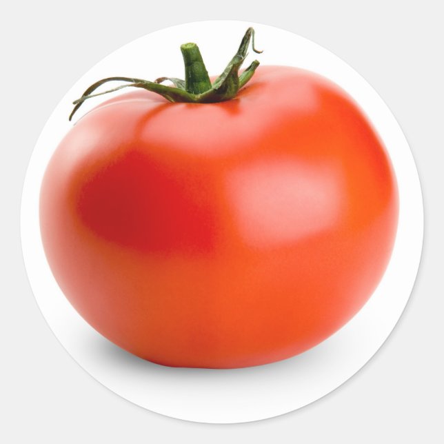 Sticker Rond fruit du jardin de tomates (Devant)