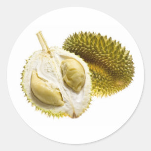 Sticker Rond Fruit tropical - durian