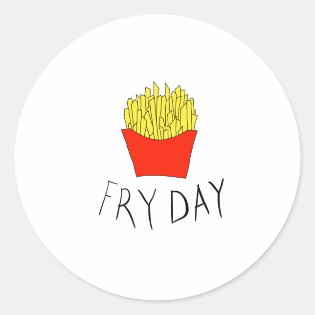 Sticker Rond Fry (Devant)