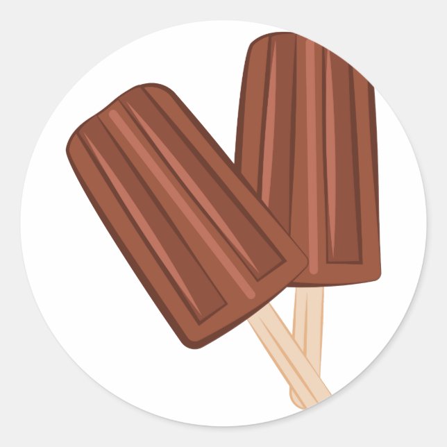 Sticker Rond Fudgesicle (Devant)