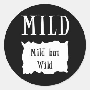 Sticker Rond Fun Hot Taco Sauce Group Costume d'Halloween Mild 