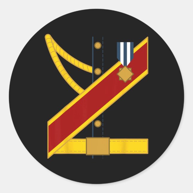 Sticker Rond Fun Prince Charming Costume Halloween Garçons (Devant)