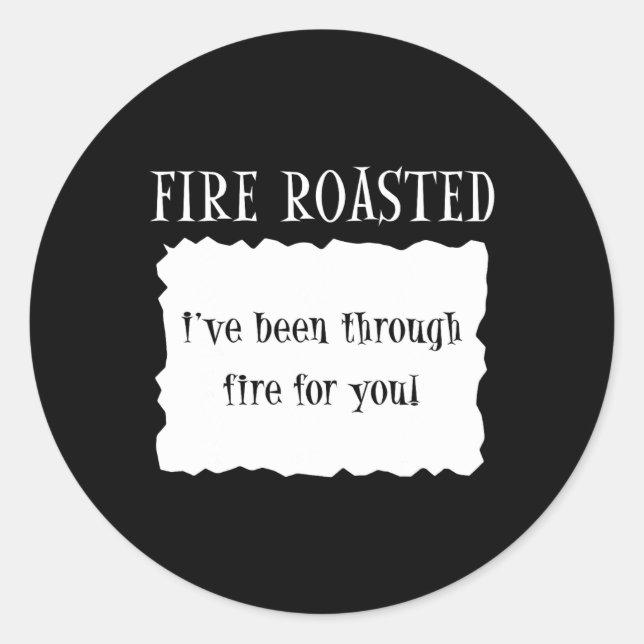 Sticker Rond Fun Taco Sauce Group Costume d'Halloween Feu chaud (Devant)