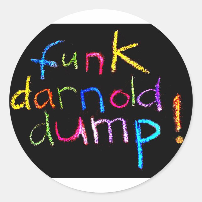 Sticker Rond funk darnold dump Jeff Hankamer Artjunkhaus Comic (Devant)