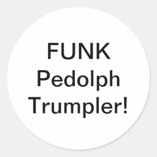 Sticker Rond Funk Pedolph Trumpler Hankamer Artjunkhaus Bande d