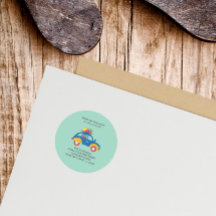 Funky Car Moving Faire-part