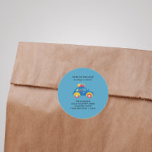 Funky Car on the Move Faire-part