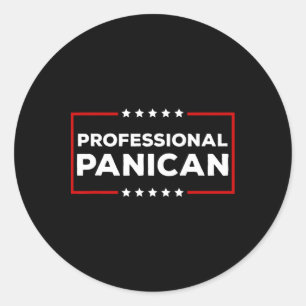 Sticker Rond Funky Trump Tariffs Professionnel Panican