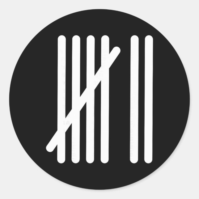 Sticker Rond Funny 67 Math Teacher Kindergarten Number Counting (Devant)