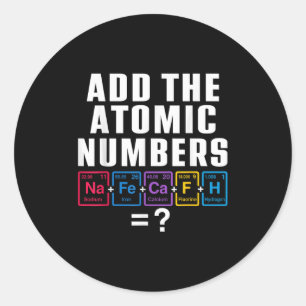 Sticker Rond Funny 67 Six Sept Mèmes Éléments Matchants Périodi