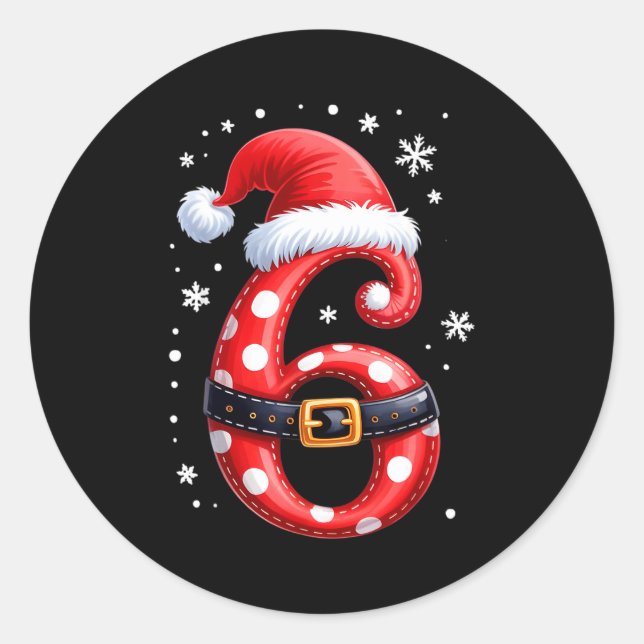 Sticker Rond Funny 67 Six Seven Meme Couple Matching Christmas  (Devant)