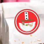 Sticker Rond Funny Baker Apron Christmas Cookie Exchange Party<br><div class="desc">biscuit pain d'épices bonbons laide fête de noël favoriser les autocollants. Baguettes amusantes Baker Apron Christmas Cookie Exchange.</div>
