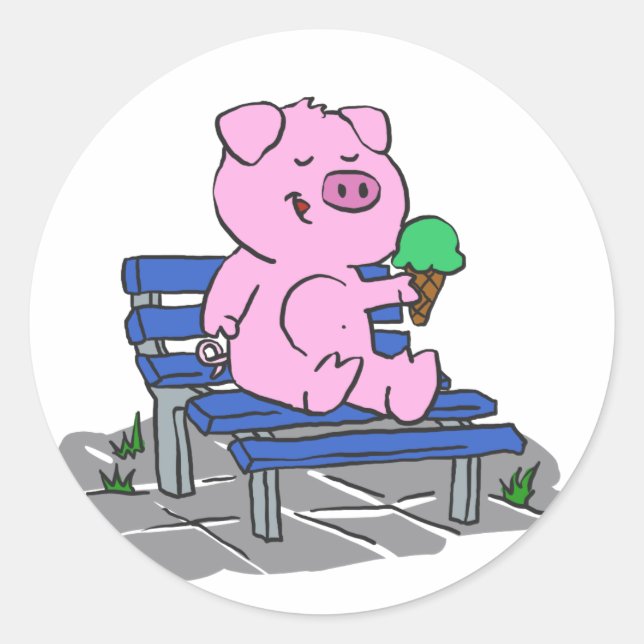 Sticker Rond Funny choose (Devant)