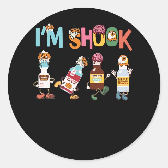 Sticker Rond Funny Christmas Tee Crna Pacu ER ED ICU Critical C (Devant)