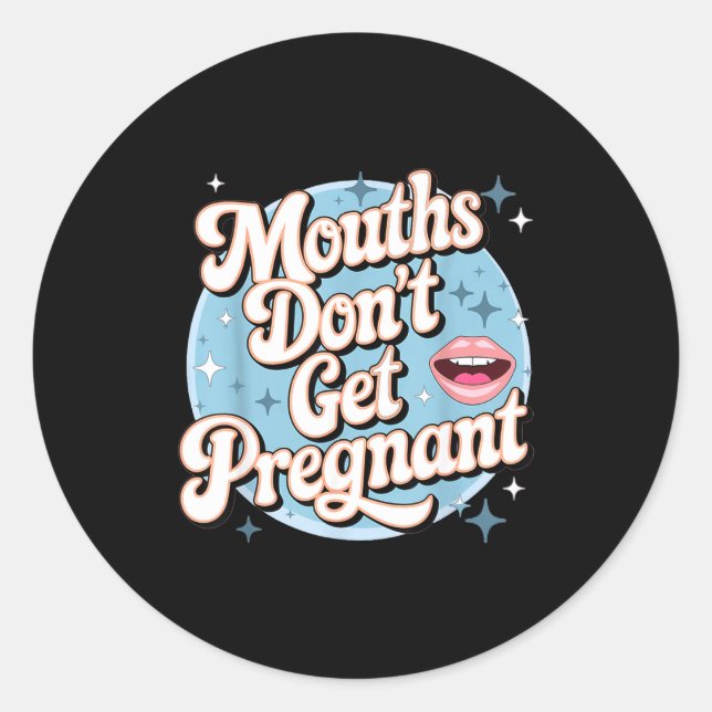 Sticker Rond Funny Embarring Adult Humor Inappropriate Embarrin (Devant)