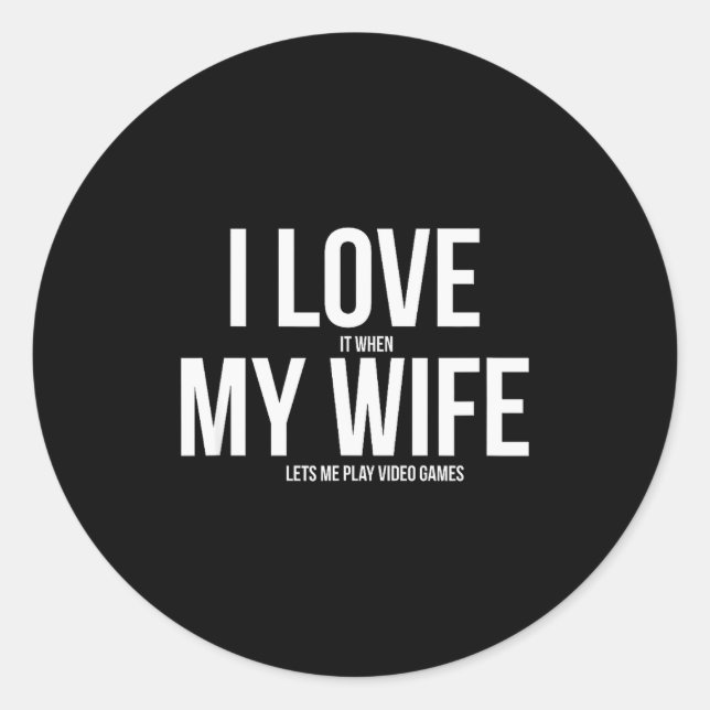 Sticker Rond Funny Father's Day Video Game Dad  (Devant)