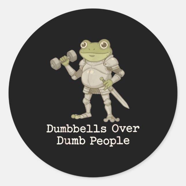 Sticker Rond Funny Frog Pregnancy Announcement Medieval Pregnan (Devant)