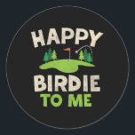 Sticker Rond Funny Golf Birthday Shirt Happy Birdie Golfer Kids<br><div class="desc">Funny Golf Anniversaire Chemise Joyeuse Birdie Golfer Garçons Hommes</div>