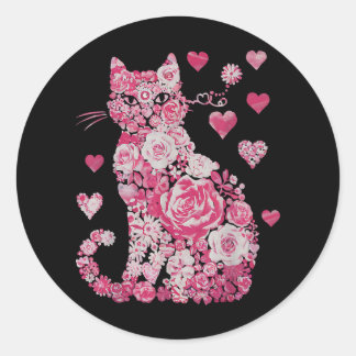 Sticker Rond Funny Gram Heart for Grandma Mother Day Women 34