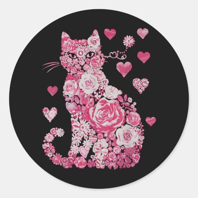 Sticker Rond Funny Gram Heart for Grandma Mother Day Women 34 (Devant)