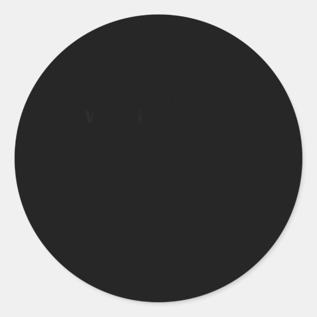 Sticker Rond Funny Humor Motivation Quote - 2026 Will Be My Yea (Devant)