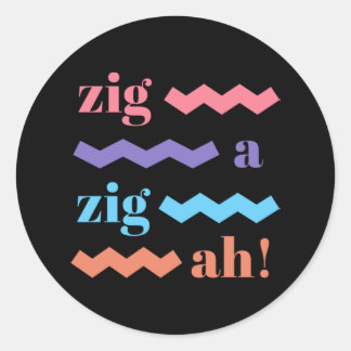 Sticker Rond Funny Patinage sur glace Maman Patinage artistique