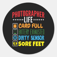 Funny Photographe Liste de contrôle de la vie