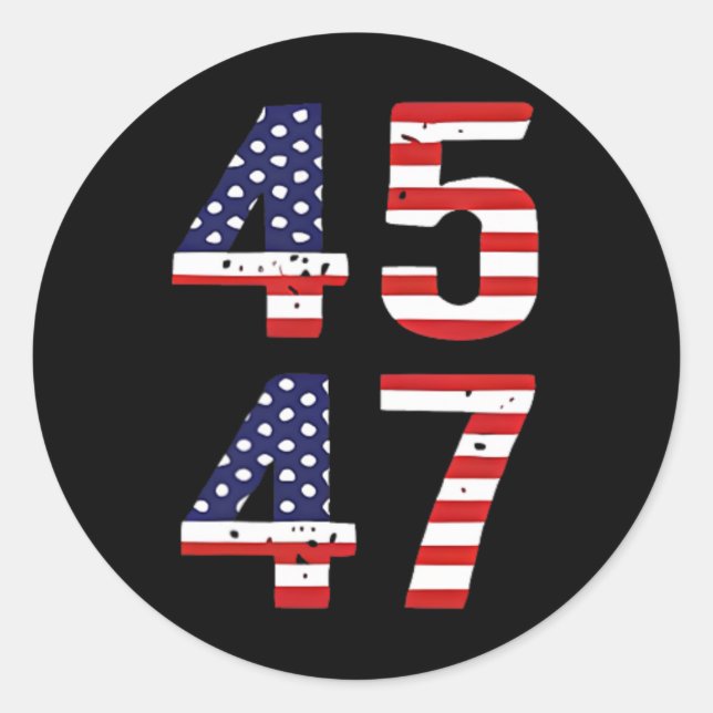 Sticker Rond Funny Qr President Trump Dance Scan Me Code (on By (Devant)