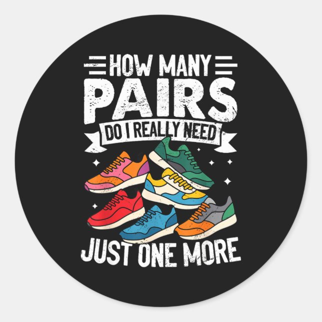 Sticker Rond Funny Running Shirt For Men Women Runner Marathon  (Devant)