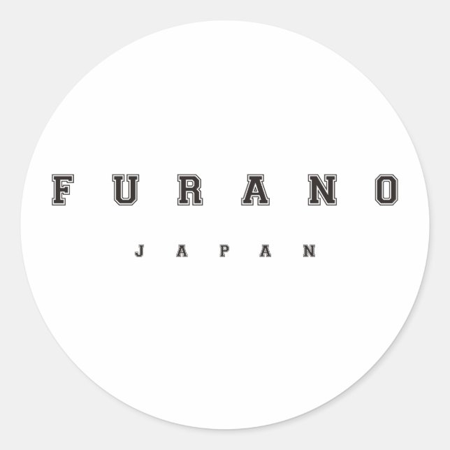 Sticker Rond Furano (Devant)