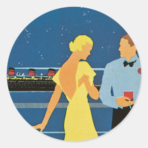 Sticker Rond Furie ~ Reine des Bermudes