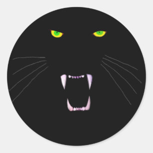 Sticker Rond furieux