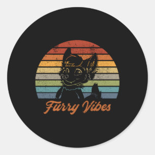 Sticker Rond Furry Fandom Furry S Owo