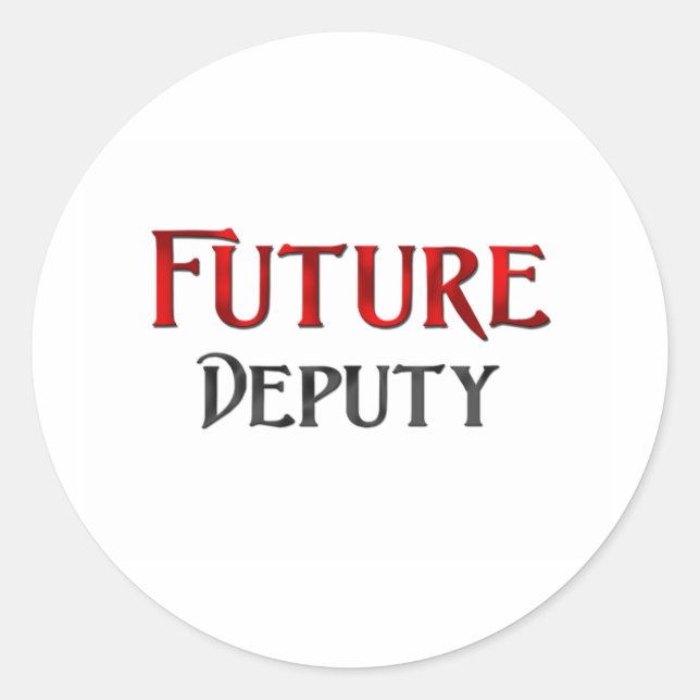 Sticker Rond futur adjoint (Devant)