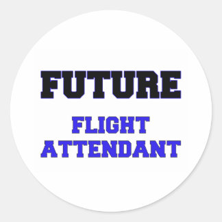 Sticker Rond Futur agent de bord