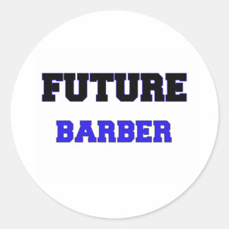 Sticker Rond Futur Barber