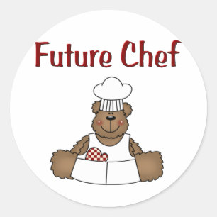 Sticker Rond Futur Chef
