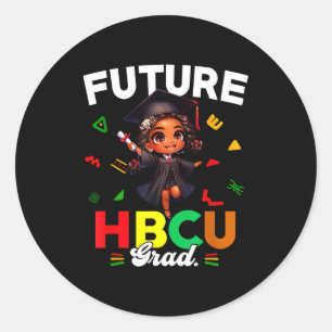 Sticker Rond Futur diplômé d'un établissement historiquement no