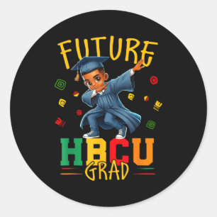 Sticker Rond Futur diplômé Hbcu Histoire noire
