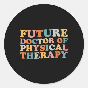 Sticker Rond Futur Docteur En Thérapie Physique Thera Du Tpt